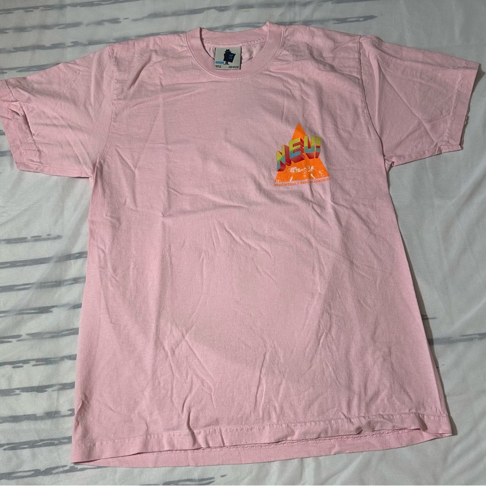 Real Bad Man Pink Graphic T-Shirt Size Medium